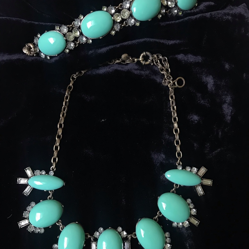 J. Crew Costume Necklace and bracelet.